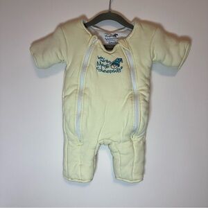 Baby Merlin’s Magic Light Yellow Sleepsuit Size S (12-18 lbs)